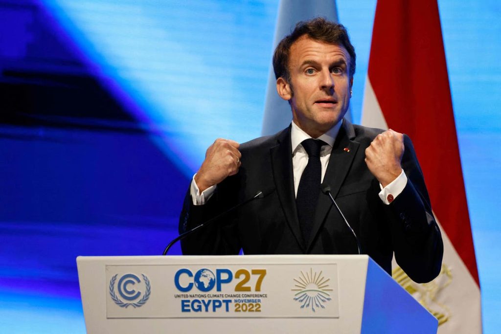 Cop27 latest news: Macron says Europeans ‘the only ones paying’, US and China must ‘step up’