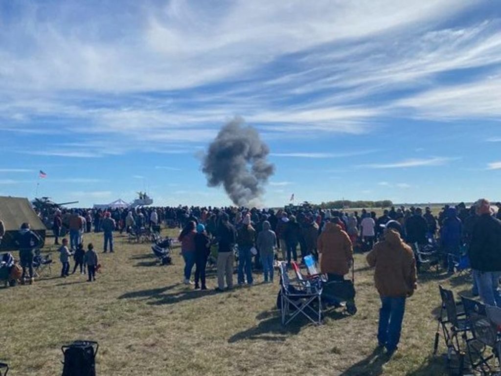 World War II bomber and fighter plane collide during Commemorative Air Force’s Wings Over Dallas Show