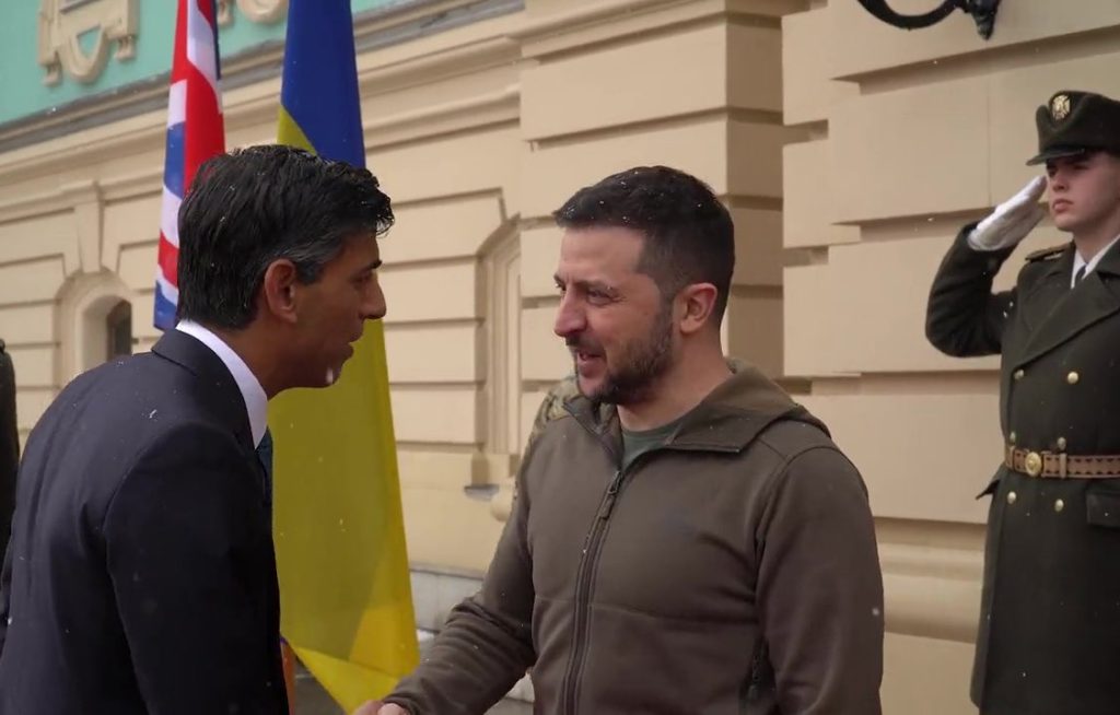 Rishi Sunak meets President Zelensky in first Ukraine visit