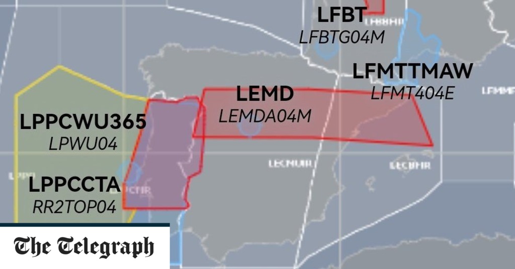 Spain closes airspace when a Chinese rocket goes out of control and crashes to earth Spain closes airspace as 'out-of-control' Chinese rocket plummets to earth