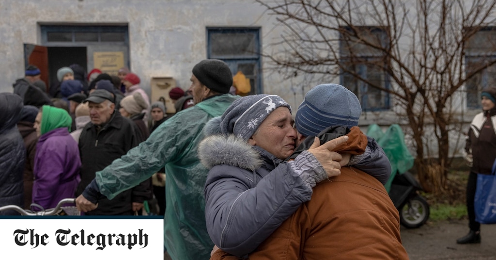 Russian fire brings Kherson under Russian control, forcing civilians to flee the city Civilians flee Kherson as liberated city comes under Russian fire