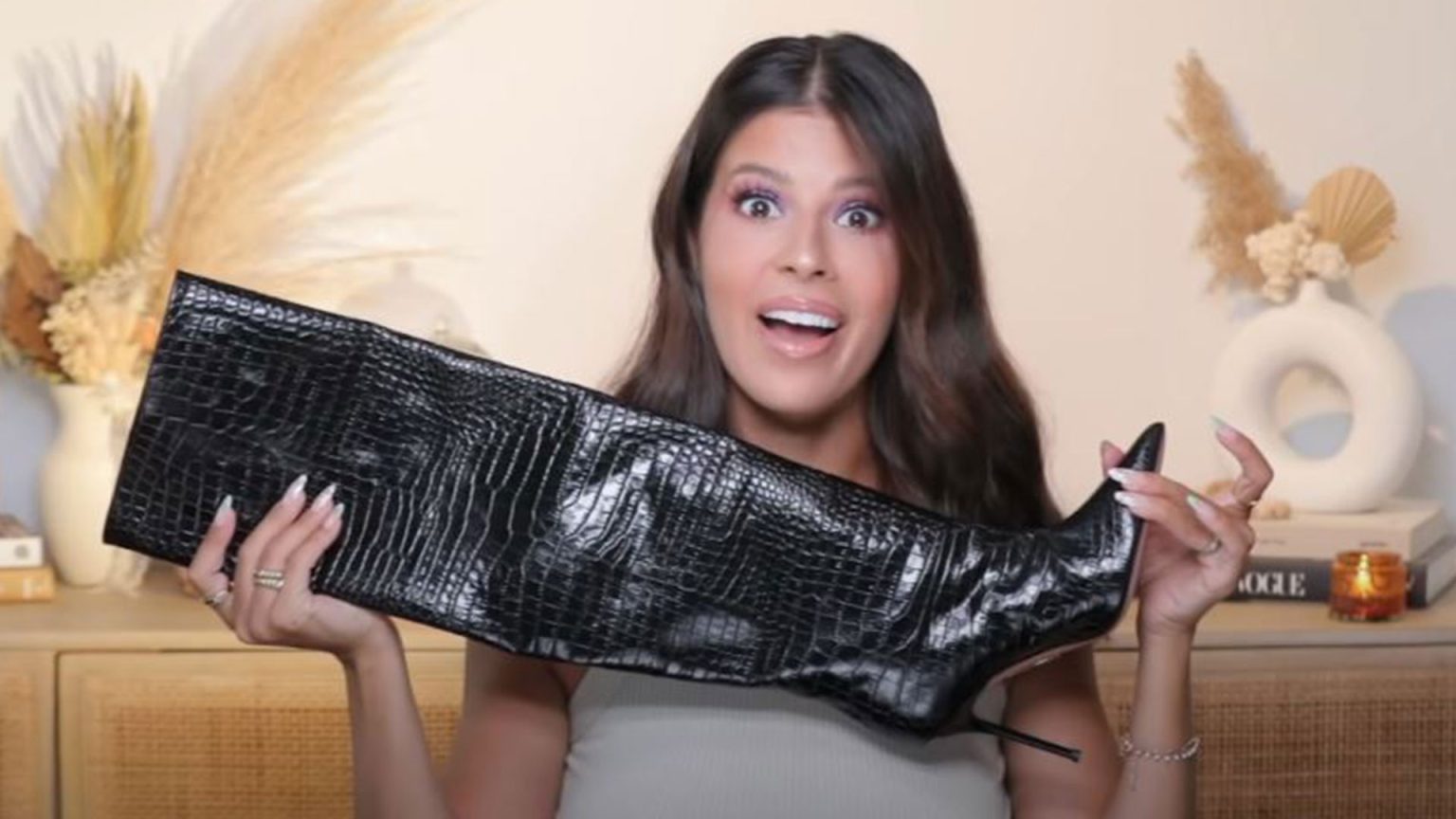 I spent $1,700 on used Kardashian clothes & found the grossest item stuffed in Kim’s designer boots