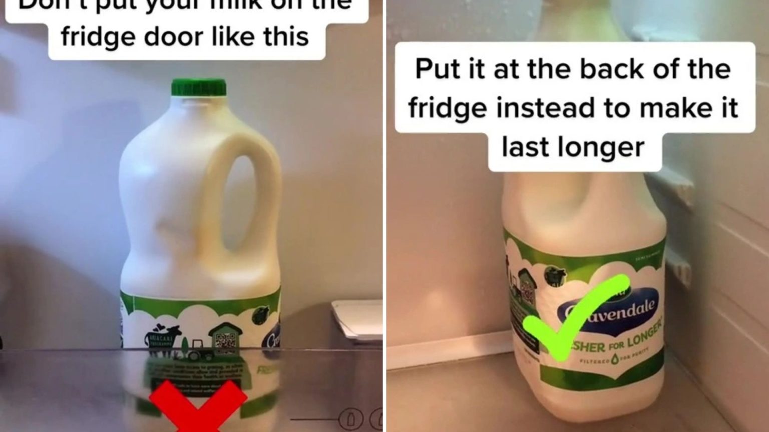 We are energy experts. Here are some reasons why you shouldn’t store milk in your fridge. We're energy experts - why you should never store milk in your fridge door