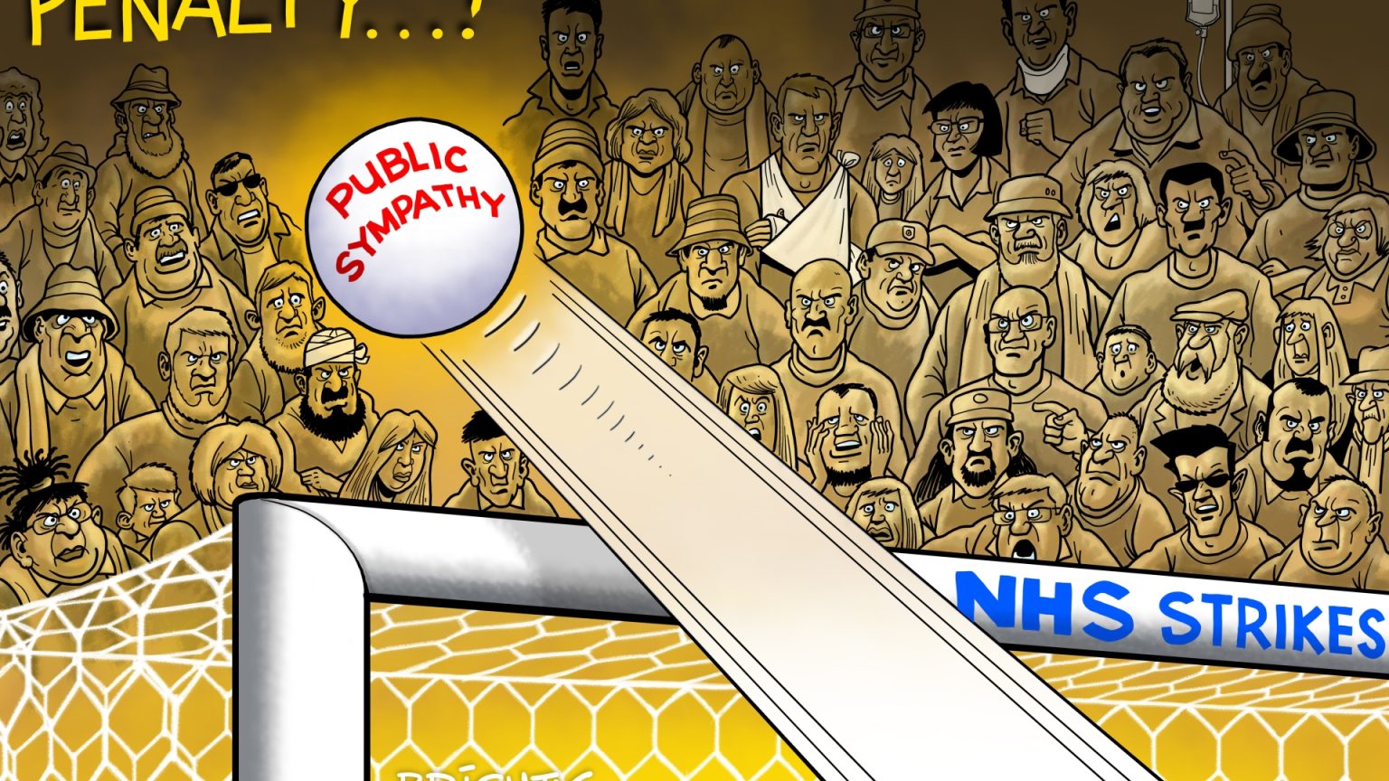 All are welcome, even the NHS strikers… until the innocent men, women, and children die over Christmas. Goodwill to all, even the NHS strikers... until blameless men, women and children start dying over Christmas