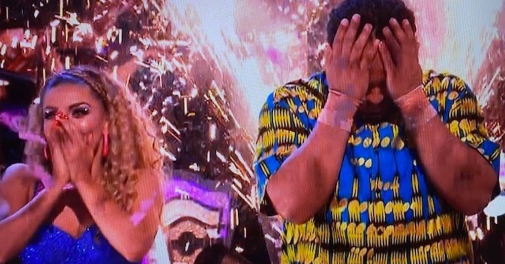Hamza Yassin lifts Glitterball Trophy is the winner of the Strictly Contest Strictly Winner: Hamza Yassin Lifts Glitterball Trophy
