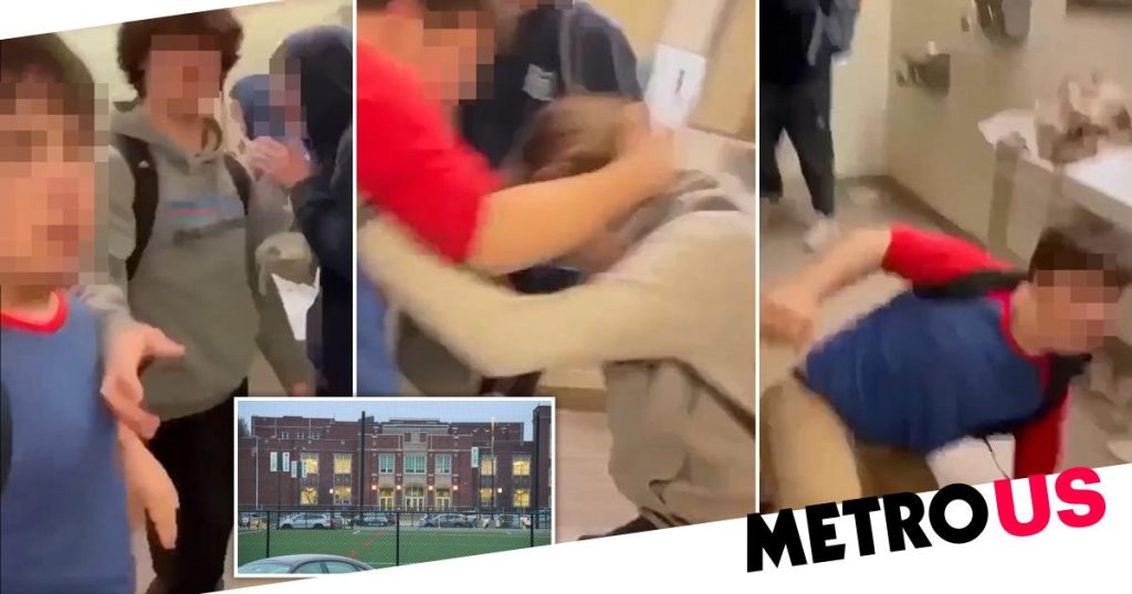 High school students attack boy with Down syndrome in the bathroom Boy with Down syndrome attacked by high school students in restroom