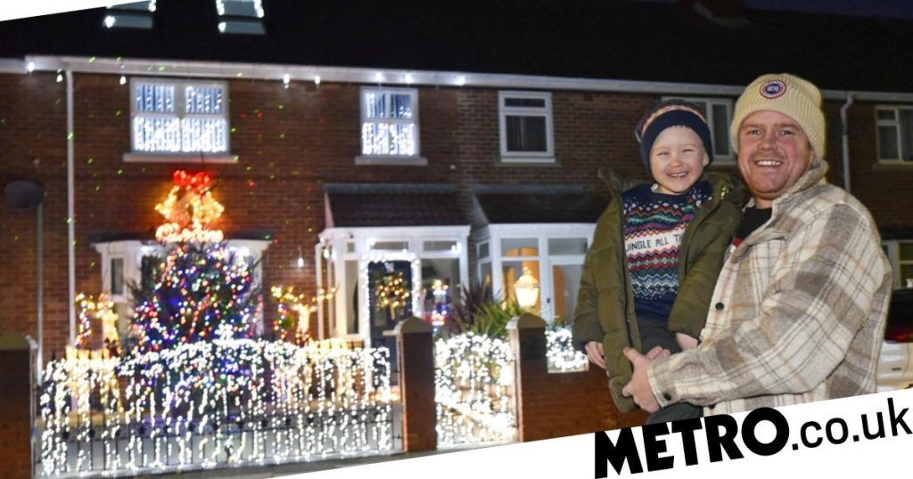 Dad won't let £1,000 energy bill stop him spreading Christmas cheer