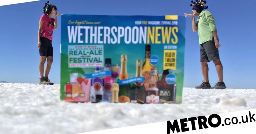 Couple say 800 Wetherspoon visits just as exciting as travelling world