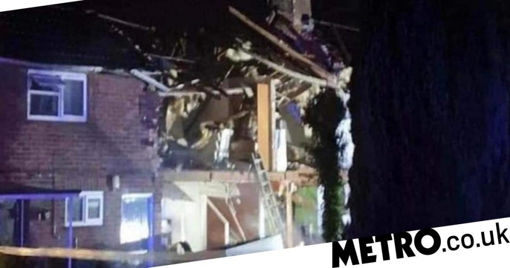 After ‘gas explosion, house destroyed and streets evacuated House destroyed and street evacuated after 'gas explosion'
