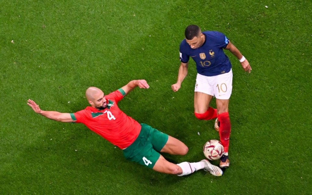 The tackle that summed up Morocco's astonishing tournament