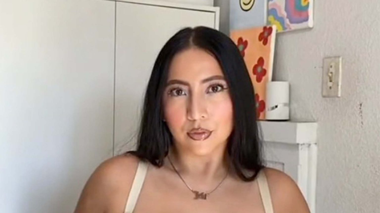 I have 36F boobs and bought two bras from Kim Kardashian's Skims - they looked fab but the nude style is NSFW