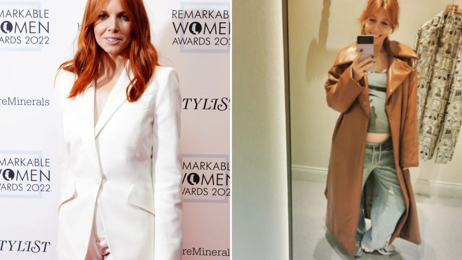 Pregnant Stacey Dooley hints at due date with 'hospital outfit'