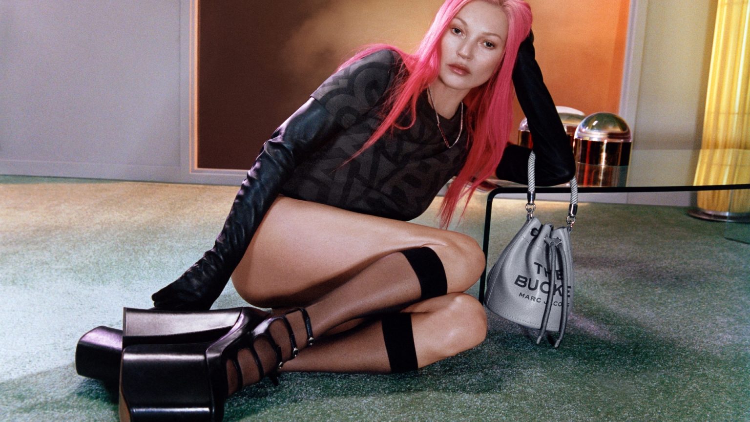 Supermodel Kate Moss wows in new shoot as she revives iconic 90s pink hair do Supermodel Kate Moss wows in new shoot as she revives iconic 90s pink hair do