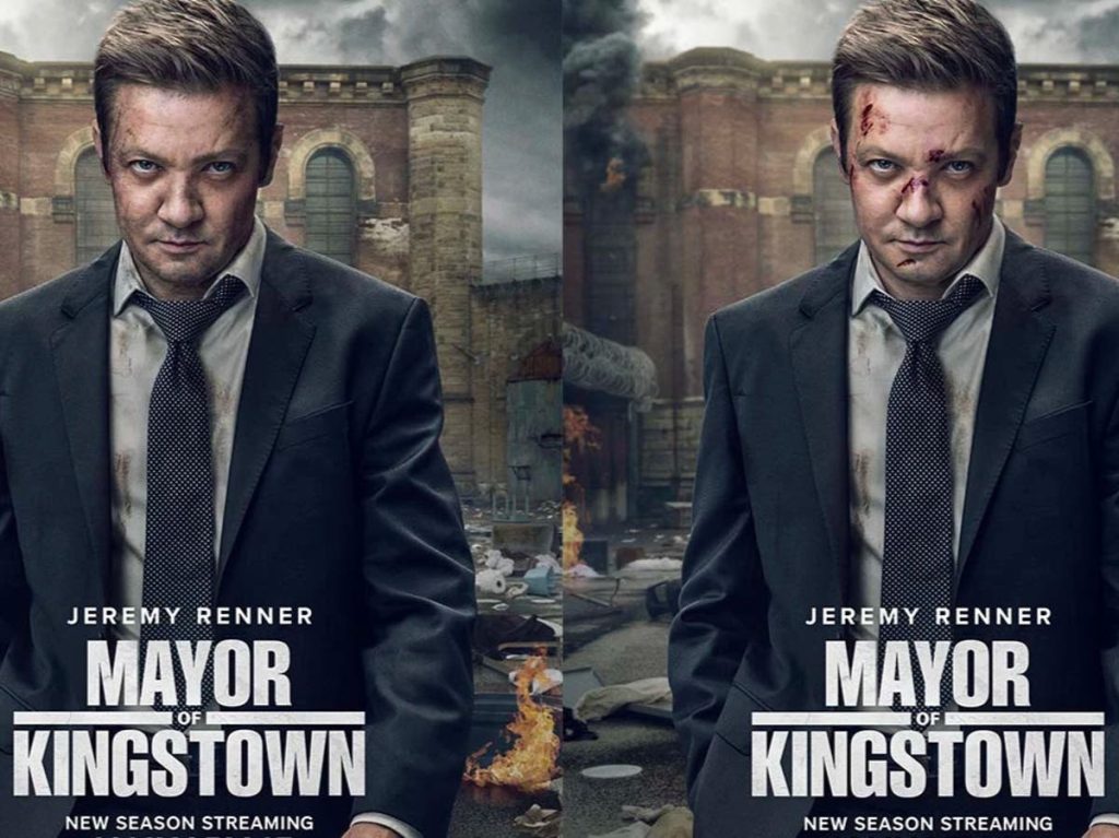 Paramount Plus removes the Mayor of Kingstown poster for Jeremy Renner Jeremy Renner has wounds removed from Mayor of Kingstown poster by Paramount Plus