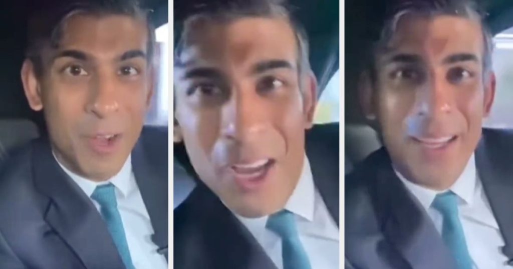 Police fine Rishi Sunak because he didn’t wear a seatbelt Rishi Sunak Fined By Police For Not Wearing Seatbelt