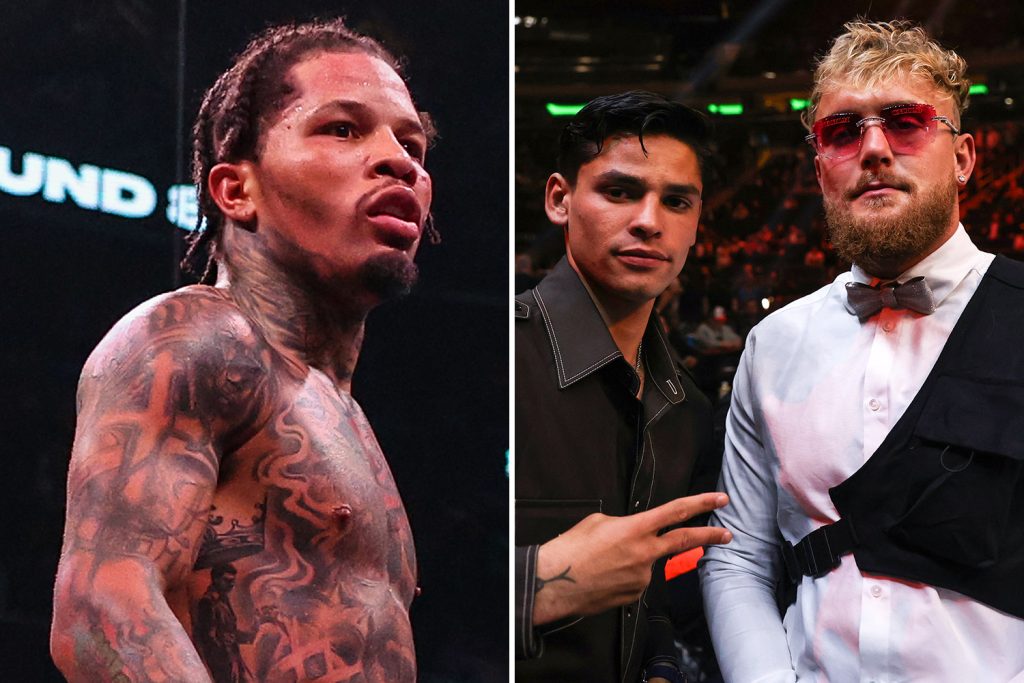 Gervonta Davis slams ‘CLOWNS’ Jake Paul and Ryan Garcia after brutal eighth-round stoppage of Hector Luis Garcia Gervonta Davis slams ‘CLOWNS’ Jake Paul and Ryan Garcia after brutal eighth-round stoppage of Hector Luis Garcia