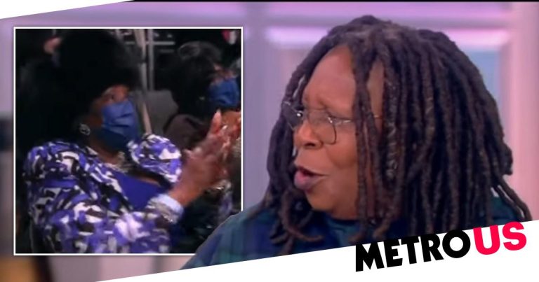 The View: Whoopi Goldberg confronts heckler who called her ‘old broad’