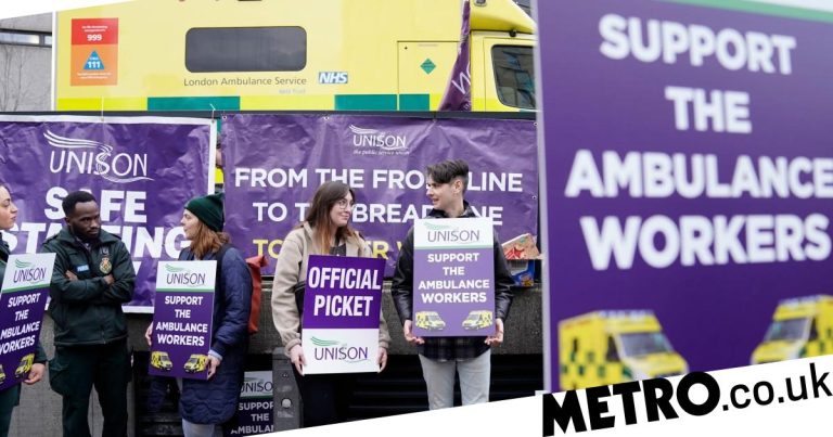 Ambulance workers will hold 10 more strikes in the coming weeks