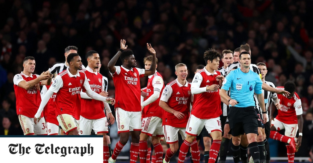 Newcastle holds Leaders Arsenal in feisty Emirates affair Leaders Arsenal held by Newcastle in feisty Emirates affair