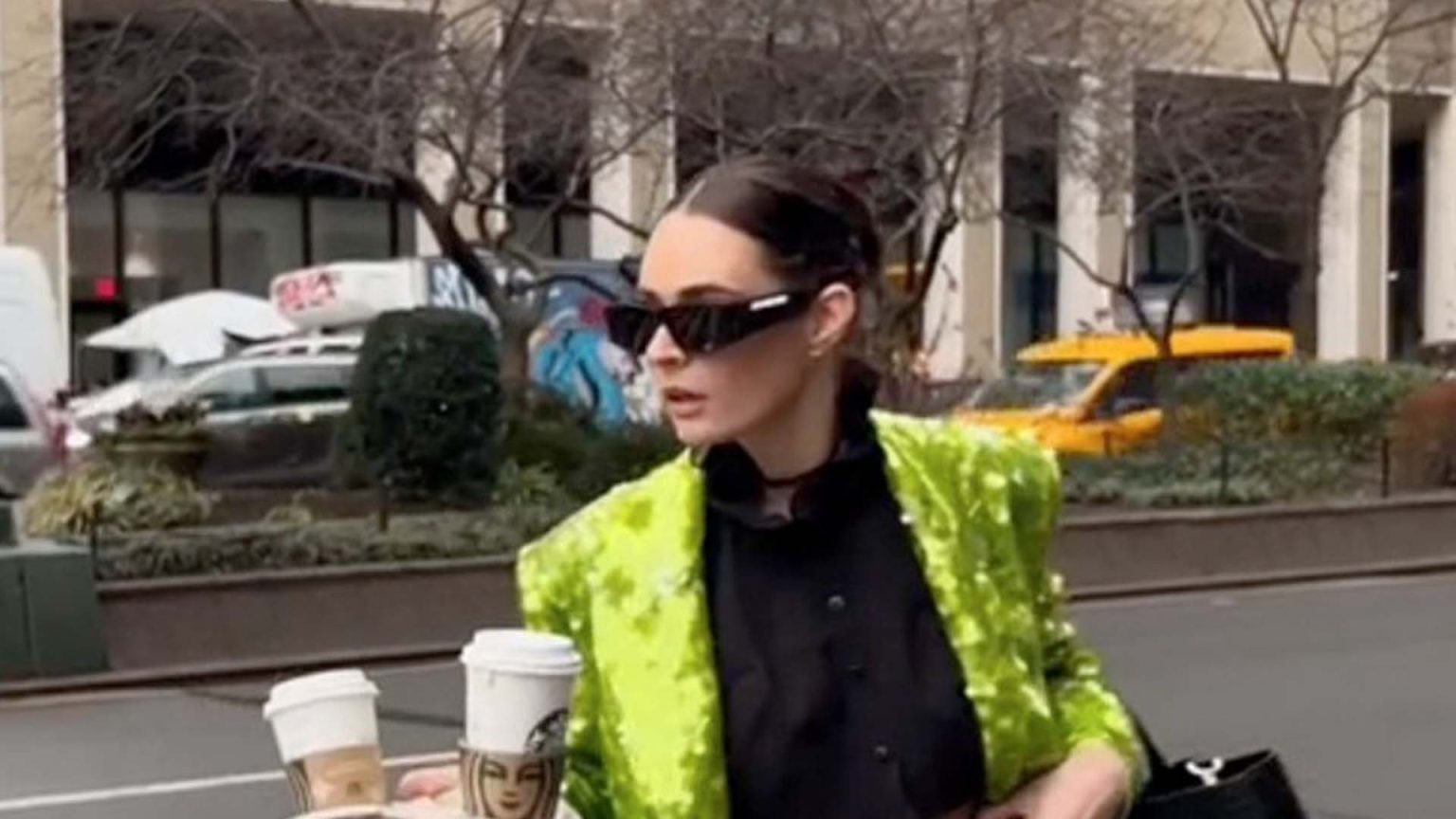 I wore sheer tights as pants, just like a catwalk model. People were shocked to see my photo, but I think I look like Bella Hadid. I wore sheer tights as pants like a catwalk model - shocked people took my photo but I think I look like Bella Hadid