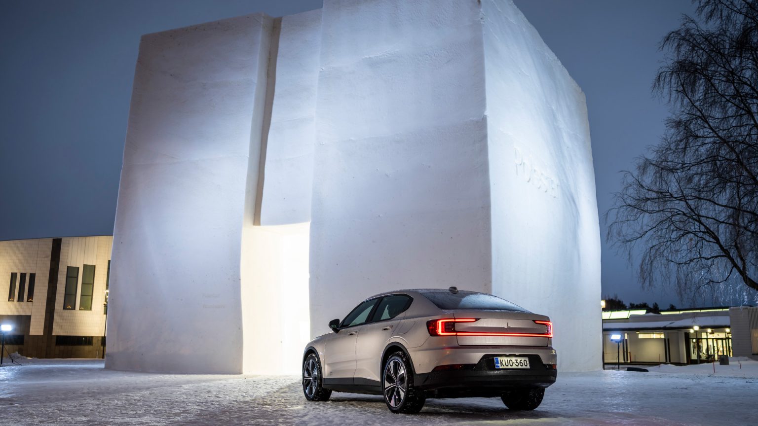 Inside the world's only car showroom made from snow and ice - but there's a major problem