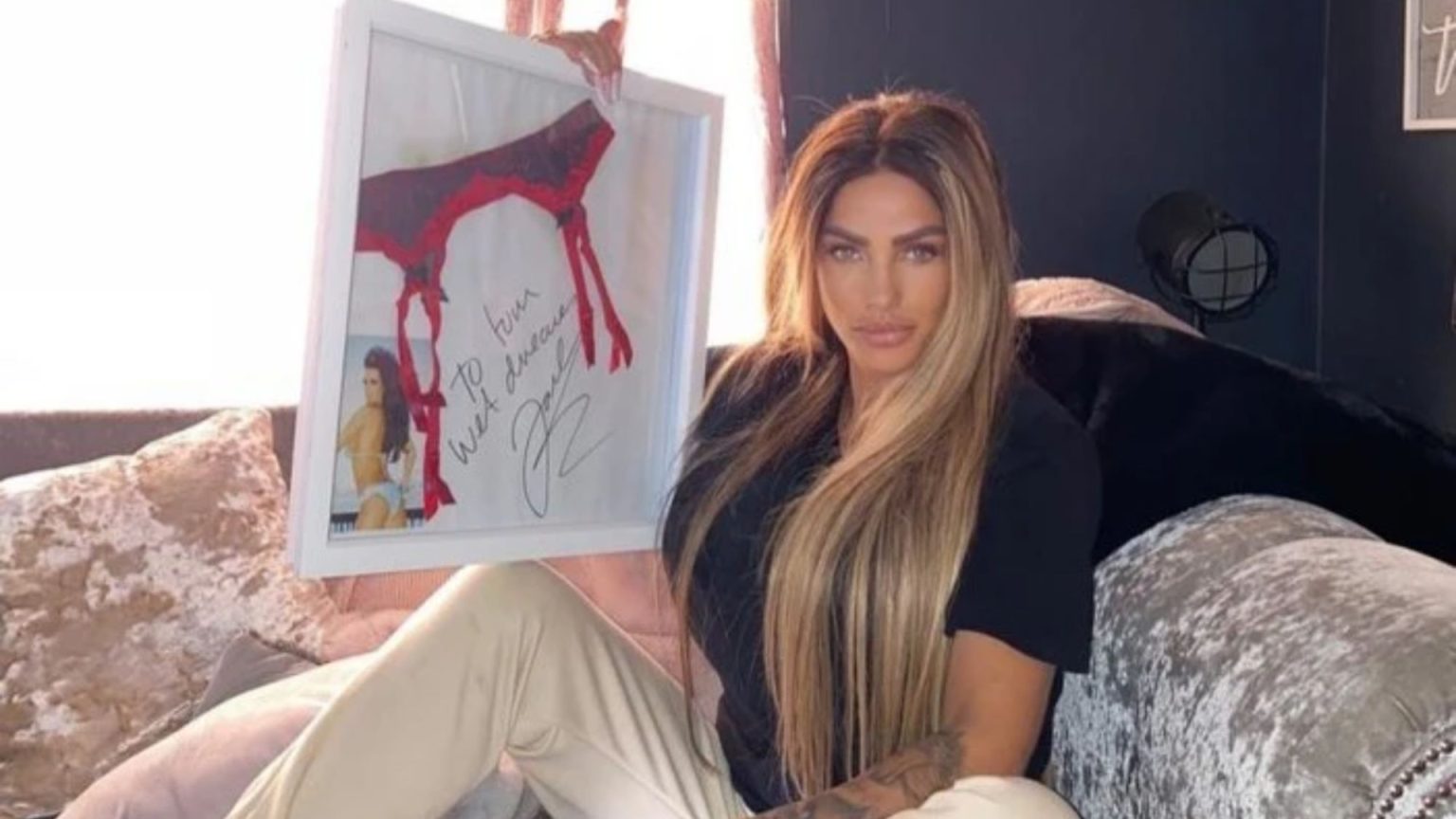 Katie Price reveals she’s selling off worn knickers, bras and suspenders for £350 ahead of bankruptcy hearing Katie Price reveals she's selling off worn knickers, bras and suspenders for £350 ahead of bankruptcy hearing